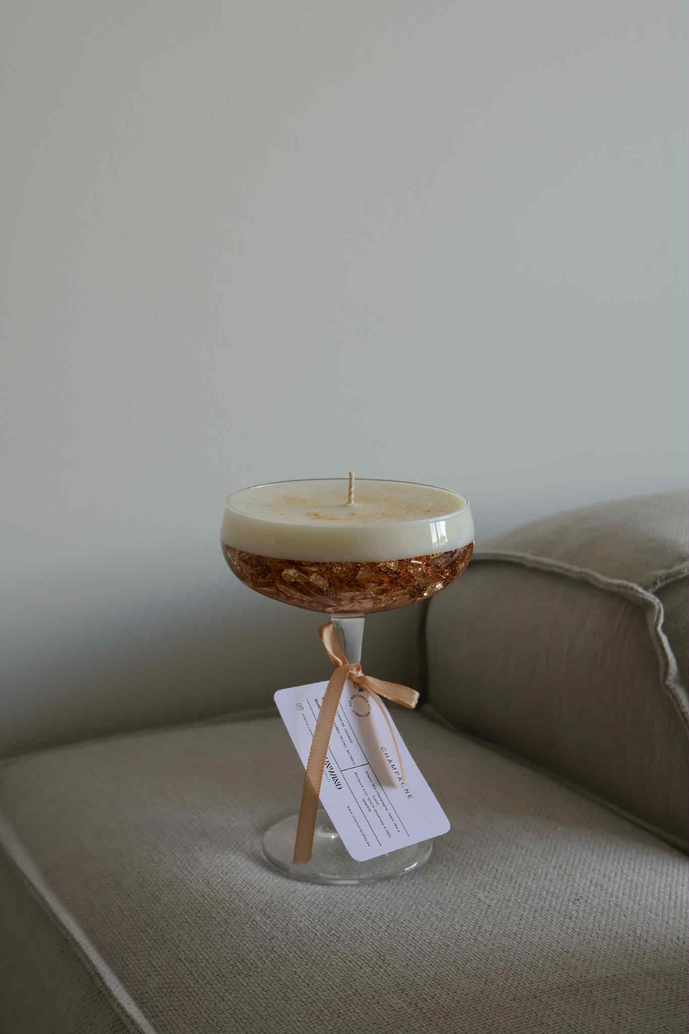 Champagne Candle