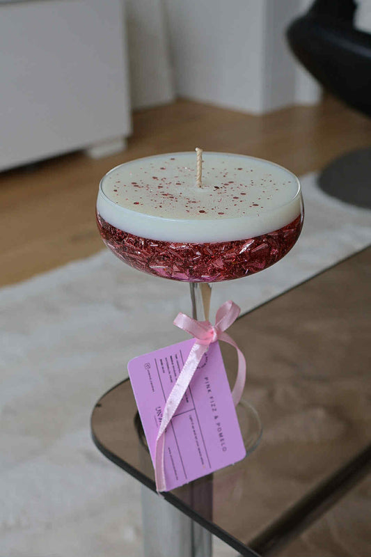 Rosé Champagne Candle