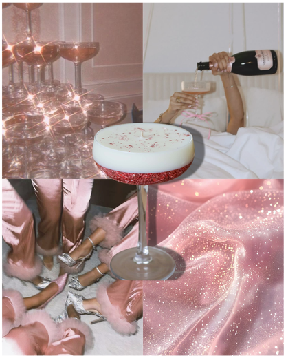 Rosé Champagne Candle