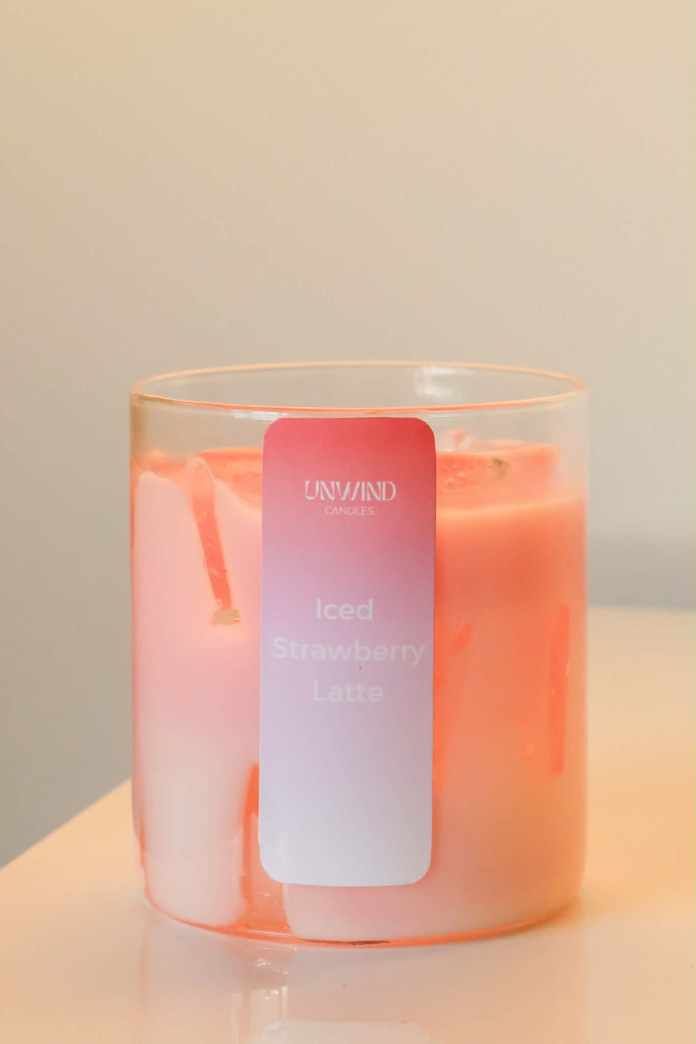Iced Strawberry Latte
