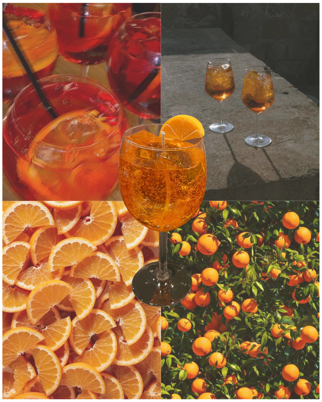 Aperol Spritz Candle