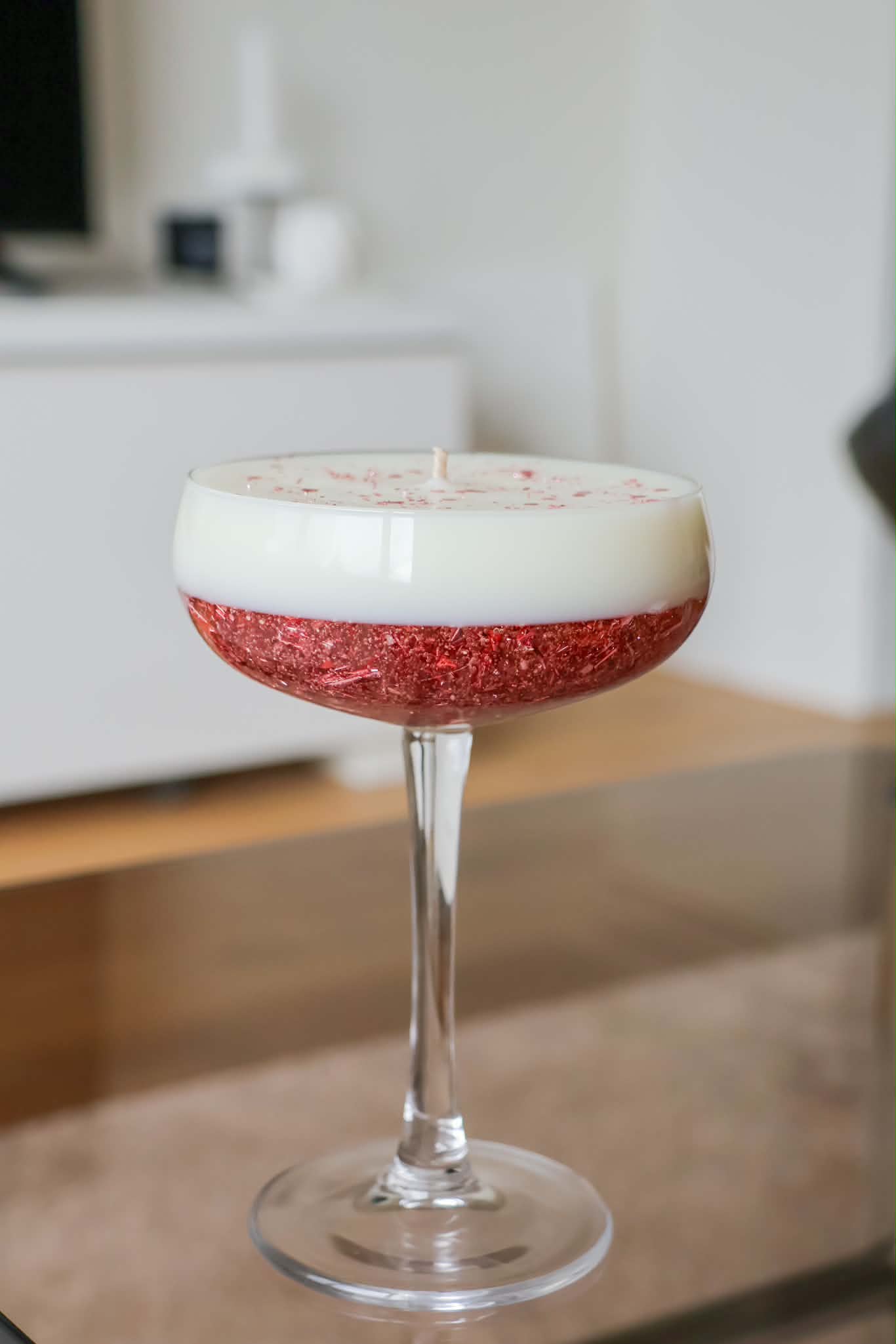 Rosé Champagne Candle