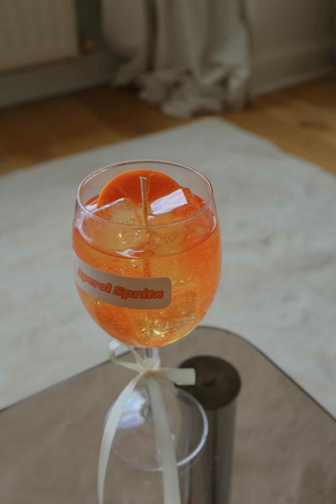 Aperol Spritz Candle