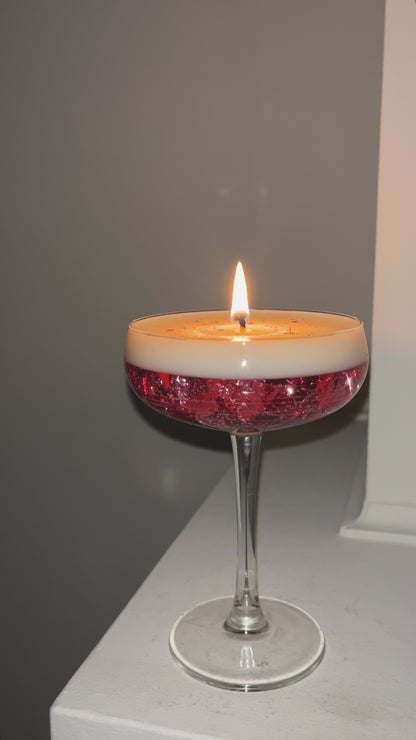 Rosé Champagne Candle