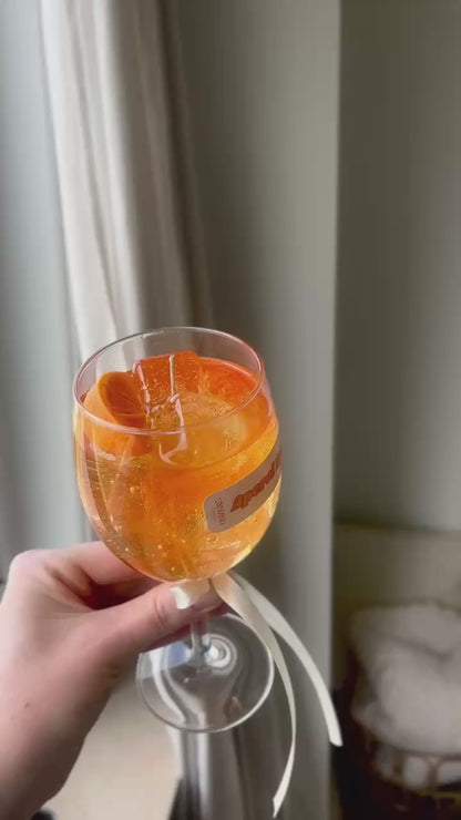 Aperol Spritz Candle