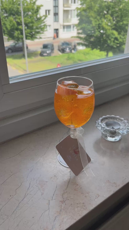 Aperol Spritz Candle