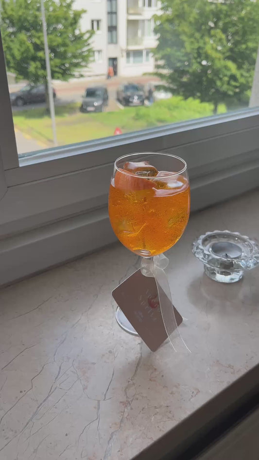Aperol Spritz Candle